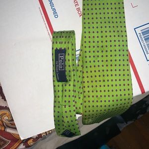 POLO RALPH LAUREN 100% silk Tie PREOWNED
